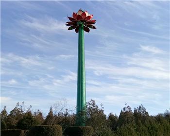 30米高桿燈-寶雞麟游蓮花燈